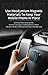 Blaulock C-50 Universal Self-Balancing Magnetic Suspension Steering Wheel Phone Car Mount Holder, Compatible with iPhone/Samsung/Huawei and Most Smartphones (MysteriousBlack)