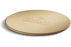 Napoleon BBQ Grill Accessory, Round Premium Pizza Stone, Use in BBQ Grill or Oven