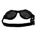 Bobster Bugeye Goggles, Black Frame/Smoked Reflective Lens