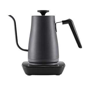 [山善] 電気ケトル 電気ポット 0.8L 一人暮らし 二人暮らし ドリップケトル ブラック EKG-C801(B)