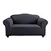 Surefit Simple Stretch Subway Box Cushion Loveseat, Storm Blue