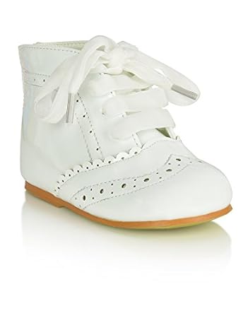 infant white patent leather shoes