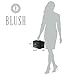 Makeup Bag Organizer by Blush | Train Style Case with Dual Zippered Compartments | Portable Travel Kit For Brushes, Foundation, and More | Perfect for Men and Women | Includes Blending Sponge