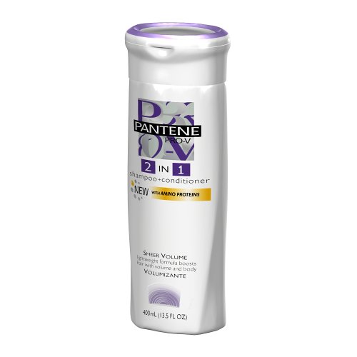 Pantene Pro-v Shampoo sheer volume 2n1 13.5oz (080878008216)