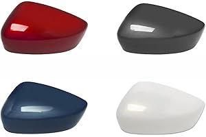 Car Side Mirror Cover for Mazda 3 Axela 2014 2015 2016, Rear View Shell Protector Exterior Housing Style Easy Snap On Install