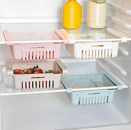 Primelife Adjustable Kitchen Refrigerator Storage Rack Fridge