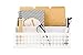 Blu Monaco Wooden Mail Organizer - 2 Tier White Desk Organizer - with Cutout Trellis Design - Rustic Country Letter Sorter - Kitchen Counter Organizer File Folder Holder