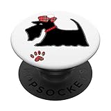 Black Scottish Terrier Dog Lovers Cute PopSockets