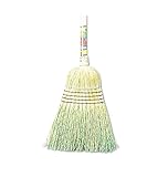 UNISAN Warehouse Broom, Yucca/Corn Fiber Bristles, 42 Inch Wood Handle, Natural (932Y)