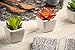 Mini Fake Succulents Artificial Plants X Large Shoe Organizer Storage Boxes for Closet, Modular Space Saving Shoe Boxes Clear Plastic Stackable Sneaker Containers Display Case with Lids, Gray
