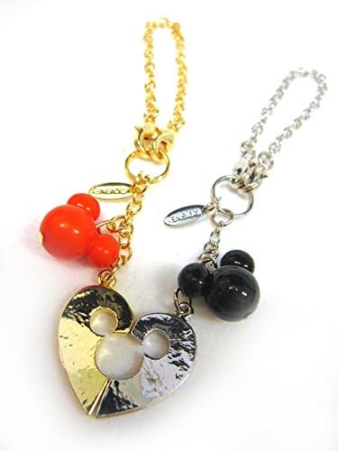 Amazon Co Jp ディズニー ミッキー ミニー ペアストラップ ハート Not 566 シューズ バッグ