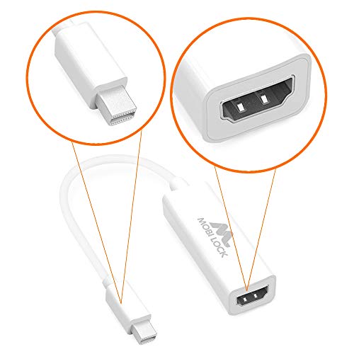 Thunderbolt / DisplayPort to HDMI Adapter Compatible to Mirror Your
