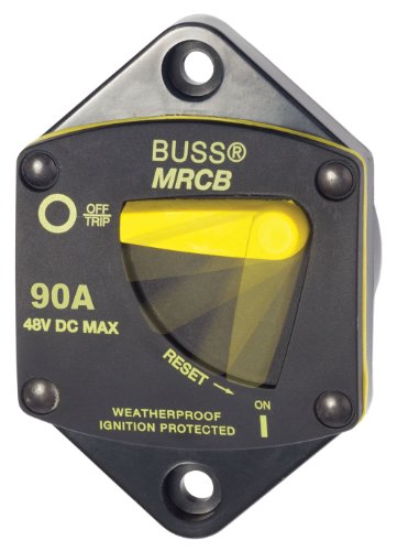 Blue Sea SystemsBlue Sea Systems 7043 187-Series Circuit Breaker, Panel Mount, 90A