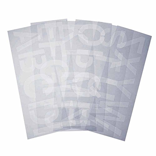Homeford Alphabet Letter Stencil Set, 3-Inch, 6-Sheets