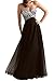 DLFASHION Women's Strapless Empire Tulle Long Prom Dress
