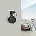 Echo Dot Wall Mount Hanger Stand for Dot 2nd Generation Case Hardware Brackets Hanger Stand Holder Compact Plug in Kitchens Bathroom (Black)