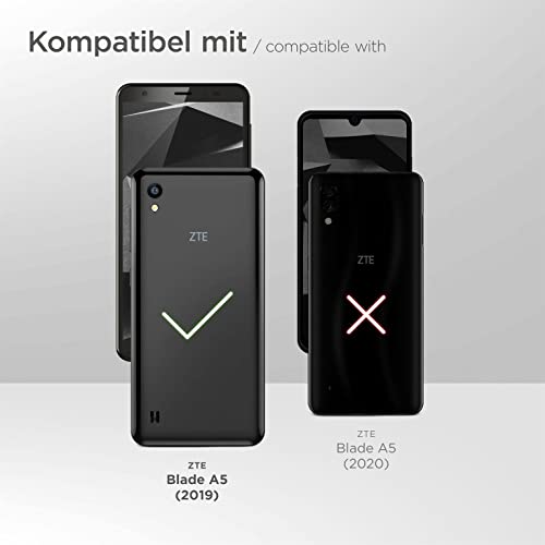 ONEFLOW Brazalete deportivo para teléfono móvil compatible con ZTE Blade A5 2019, brazalete de fitness, pulsera deportiva para correr al aire libre, funda para teléfono móvil, color negro