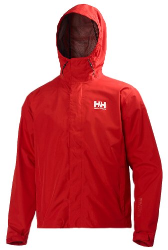 Helly Hansen Men's Seven J Jacket, Alert Red, Small