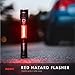300 Lumen LED Flashlight Work-Light: Chip on Board (COB) Technology; Red Light Mode and Red Flashing Light Mode; 4x Adjustable Zoom with Magnetic Base; Powered by 4x AAA batteries (included) - NEBO 6525