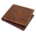 JEEP BULUO Man's Wallet RFID Genuine Leather Business Bifold Flip Purse