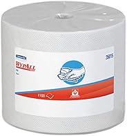 Wypall X50 Disposable Cloths (35015), Strong for Extended Use, Jumbo Roll, White, 1,100 Sheets / Roll