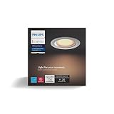 Philips Hue White Ambiance Dimmable LED Smart Retrofit Recessed Downlight (4-Inch Compatible with Amazon Alexa Apple HomeKit and Google Assistant)