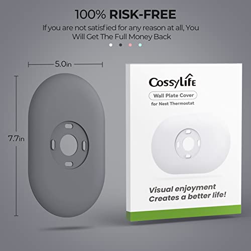 Cossylife Wall Plate for Google Nest Thermostat, Nest Thermostat Trim