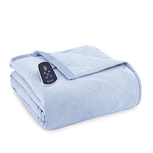 UPC 718498104550, Shavel Home Products Thermee Electric Blanket, English Blue, Queen