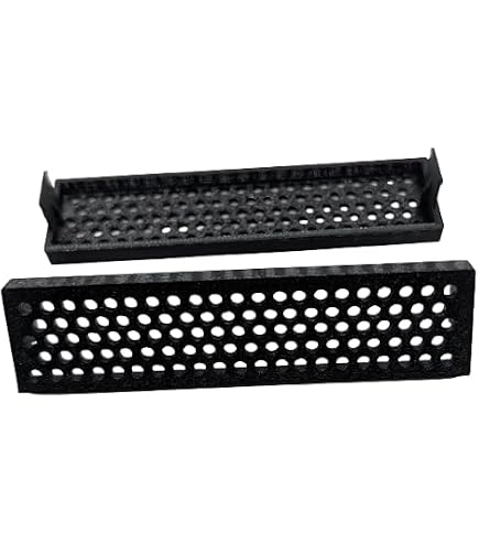 HIGH POWER PC-Laufwerksabdeckplatten – 2 Stück, 5,25 Zoll, Schwarz, Perforiertes Metall Mit Schaumstoff