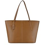 Tote Handbags,Coofit Fashion Purses and Handbags for Women PU Leather Purse Tote Bag Brown