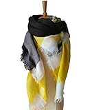 WINCAN Warm Plaid Large Tartan Scarf Cape Blanket Scarves Fashion Wrap Shawl