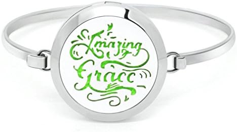 Tree Of Life Fragrance Diffuser Bracelet Aromatherapy Essential Oil Locket Pendant Bangle 10 Cotton Pads