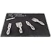 Large Slate Cheese Board and Stainless Steel Cutlery Set 12