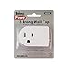 Uninex PS27 Single Grounded Outlet On/Off Power Switch with Amber Light, ETL Listed, White, 1-Pack