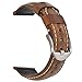 Vintage Leather Watch Band EACHE Watch Strap Oil Wax/Discolored Litchi Grain Genuine Leather Replacement Watchband for Men for Women 18mm 19mm 20mm 21mm 22mm 23mm 24mm