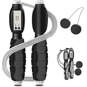 SANSCWZ-Electronic-Counting-Jump-RopeSpeed-Jump-Rope-Tangle-free-Adjustable-Rope-Digital-Jump-RopeSkipping-Rope-for-Children-Adult-Women-Indoor-Outdoor-Sports-Weight-Loss-Exercise SANSCWZ Electronic Counting Jump Rope,Speed Jump Rope Tangle-free Adjustable Rope & Digital Jump Rope,Skipping Rope for Children Adult Women Indoor Outdoor Sports Weight Loss Exercise