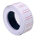 Z ZTDM 10 Rolls 6000 Pieces of Label Paper for Mx-5500 Price Gun Labeller (1, 17 IN)