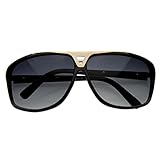 zeroUV - Designer Inspired Square Flat Top Aviator Sunglasses