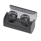 LiteXim True Wireless Earbuds TW-09 Mini Bluetooth Earphones V4.1 with Charging Box Sweatproof ,Bass Effect,Ergonomic Design Headphones for Sports,Work,Travel (Grey)