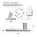 Amavasion AirPods Charging Stand, iPhone Charging Dock, 2 in 1 Charger Station for AirPods Wireless Bluetooth Headphone and iPhone X, iPhone 8/8 Plus, iPhone 7/7 Plus, iPhone 6/6S, iPhone 5/5S.
