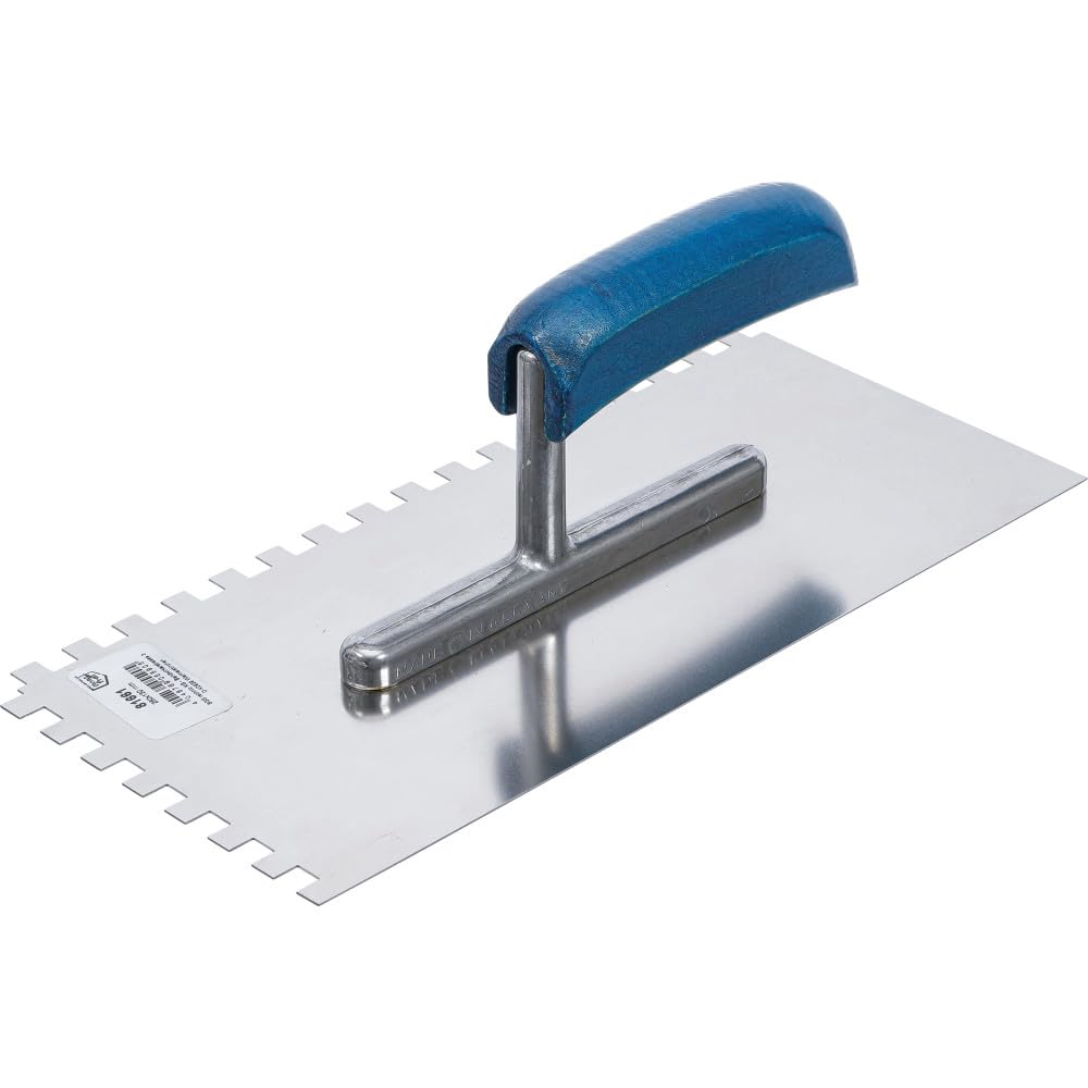 BGS Diy 81661 | Toothed Trowel | Stainless | Square teeth | 280 x 130 mm