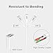 iPhone 8 Adapter & Splitter, KUPPET Dual Lightning Headphone Audio & Charge Adapter for iPhone 7 / 7 Plus, iPhone 8 / 8 Plus, iPhone X