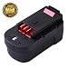 HPB18 Ni-Mh Replacement for Black and Decker 18V Battery 3.0Ah HPB18-OPE FS18FL FSB18 A1718 FEB180S A18 A18E 244760-00 A18NH FS18FL FS180BX FS18BX Firestorm Power Tools