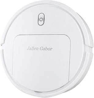 Smart Roboter Staubsauger Ermöglicht 120 Minuten Reinigungszeit, Wiederaufladbarer automatischer Smart Staubsauger mit Wischen, Anti-Fall Sensoren, Teppich, Hartholz, Linoleum, Fliesen reinigen