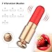 Lipstick Vibrator Vaginal Stimulator 7 Powerful Vibration Modes for Clitoris G Spot Nipple Stimulation, PALOQUETH Bullet Vibrator Adult Sex Toy for Women Waterproof Rechargeable Quiet Portable 3.7