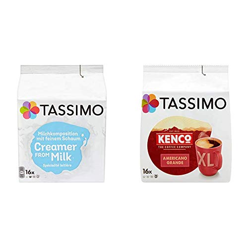 Tassimo Kenco Americano Grande Coffee Pods (Pack of 5, 80 pods in total