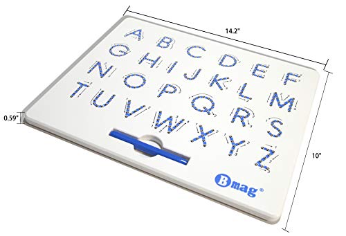 BMAG Magnetic Drawing Tablet, Magnetic Upper-case Alphabet Letters Tracing Board, ABC Magnetic Drawing Letter Board, Magnatab Learning Toys for Kid - Thumbnail 4