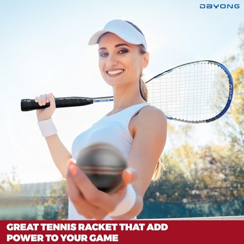 DAYONG Squash Racket, Lightweight Aluminium Alloy Squash Racquet, Adult Shock-absorbing Squash Racket with Carry Bag for Beginners, Squash Training.