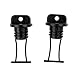 Jili Online 4 Pieces Universal Black Plastic Kayak Dinghy Canoe Boat Hull Thread Drain Plugs Kayak Accessories