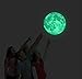 Marsway Creative 20cm Glow in The Dark Moon Night Luminous Stickers Removable Adhesive Wall Decal